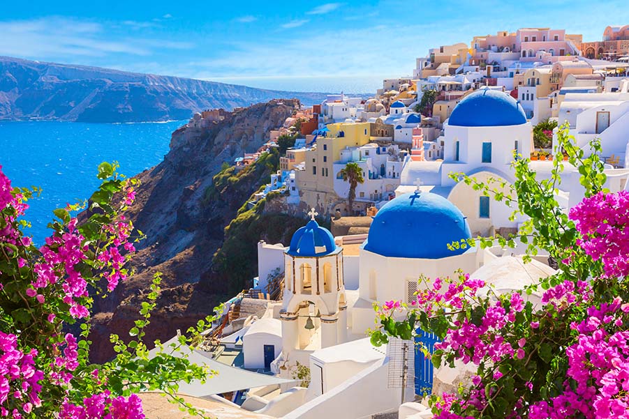 Santorini private jet charter